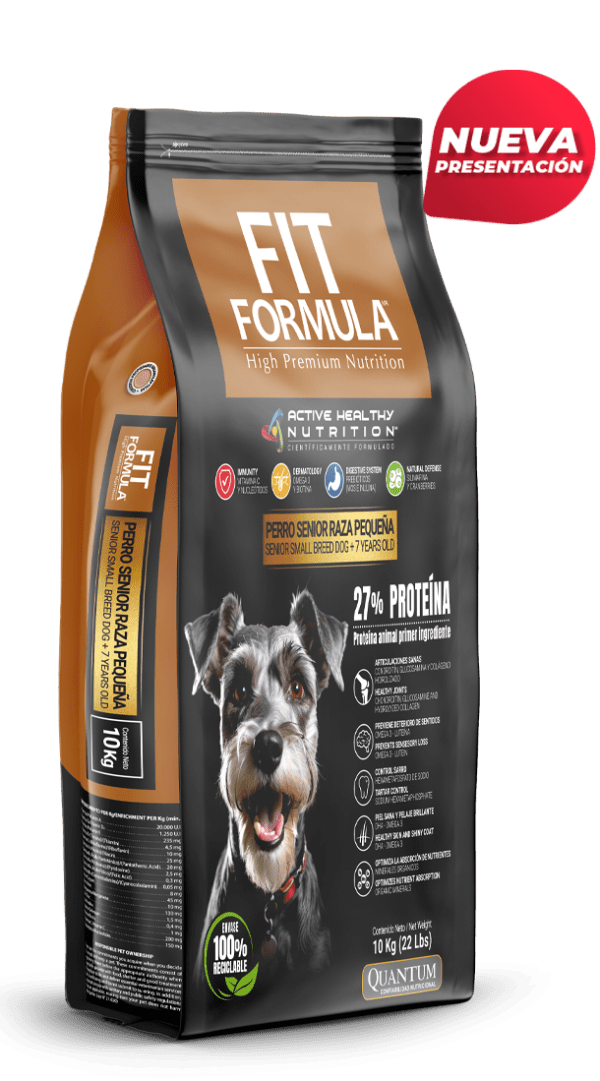Fit Formula Adulto Senior Raza Pequeña 10Kg