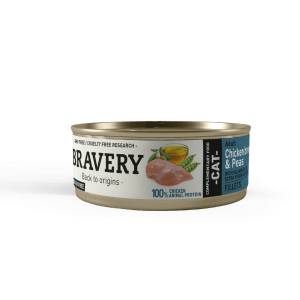 Lata Bravery Gato Chicken and Peas 70gr