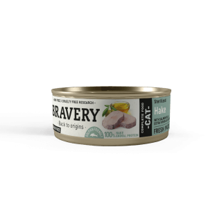 Lata Bravery Gato Hake Sterilized 70gr