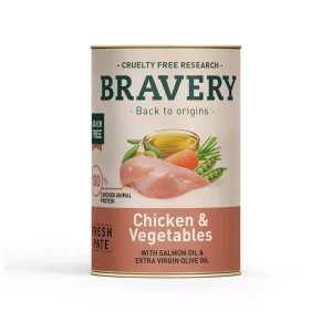 Lata Bravery Perro Chicken and Vegetables 290gr