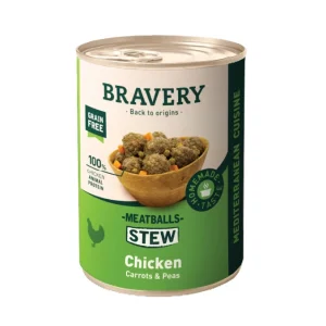 Lata Bravery Perro Meatballs Stew Chicken 415gr