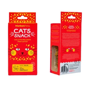 Galletas Rellenas Atún con Pollo Cat Snack Marben Pets