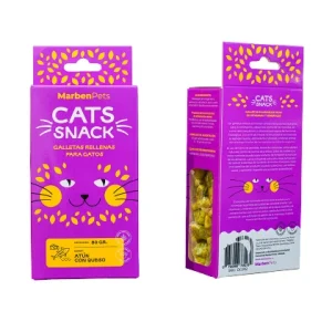 Galletas Rellenas Atún con Queso Cat Snack Marben Pets