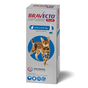 Bravecto Plus Gato 2.8kg a 6.25kg