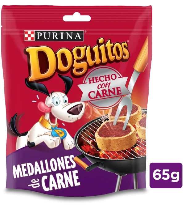 Purina Doguitos Medallones de Carne 65gr