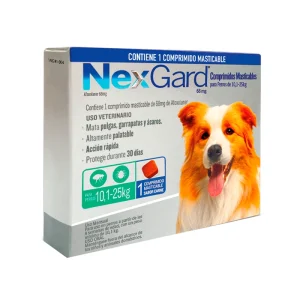 Nexgard Perro 10.1kg a 25kg