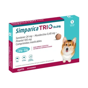Simparica Trio 10kg a 20kg