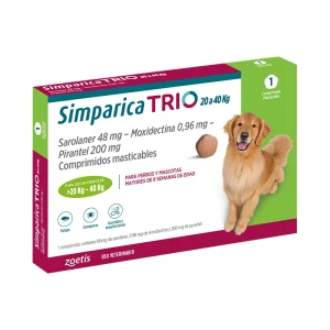 Simparica Trio 20kg a 40kg