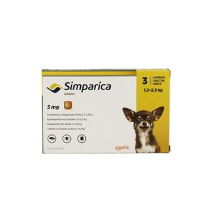 Simparica 1.3kg a 2.5kg