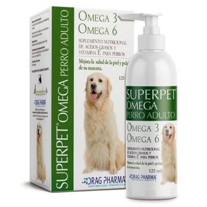 Suplemento Superpet Omega 3  y Omega 6 para perros adultos