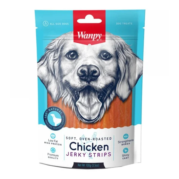 Wanpy Tiras de Cecina de Pollo 100gr