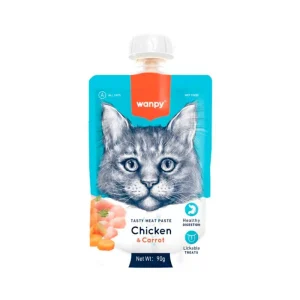 Wanpy Cat Pollo con Zanahoria 90gr