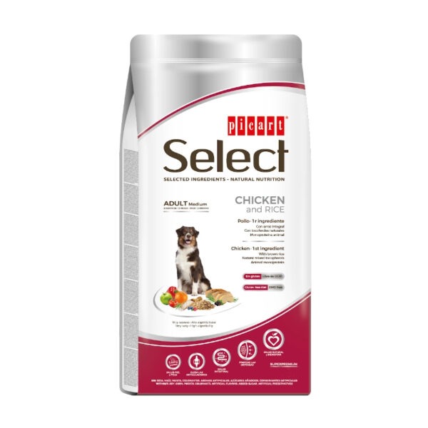 Picart Select Perro Adult Medium Chicken and Rice 3Kg