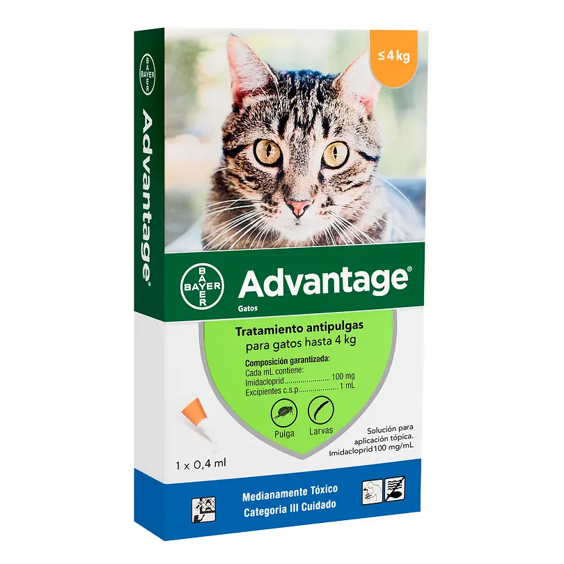 Advantage Gatos Hasta 4Kg