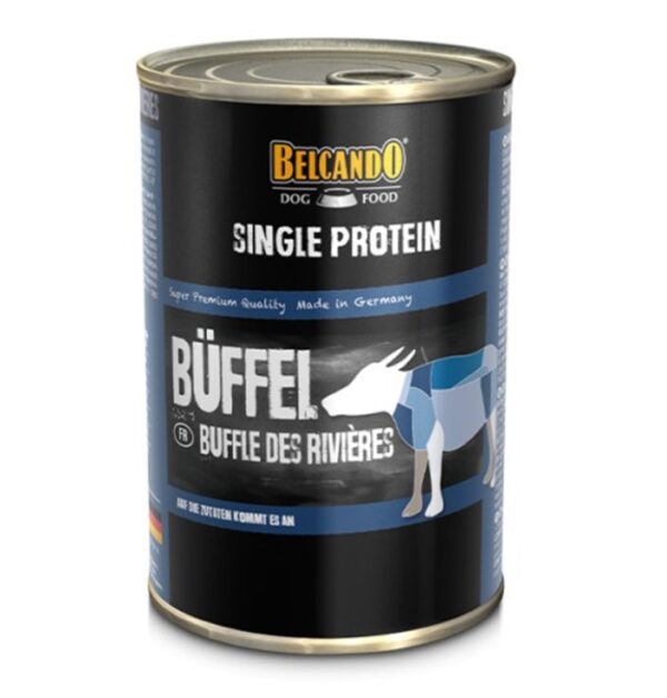 Lata Belcando Perro Single Protein Bufalo 400gr