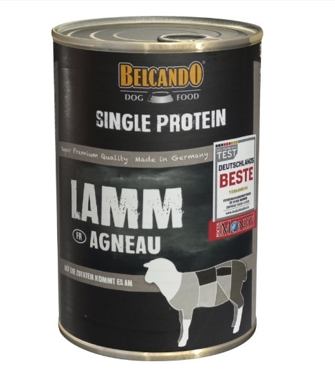 Lata Belcando Perro Single Protein Cordero 400gr