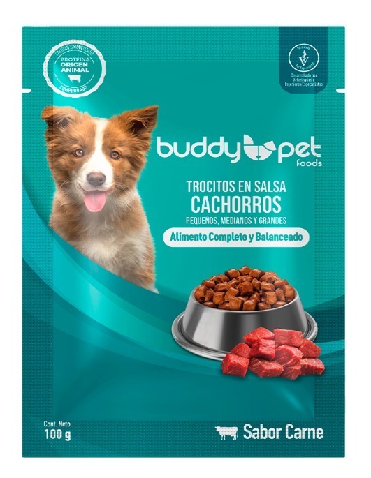 Sachet Buddy pet Cachorro Carne 100gr