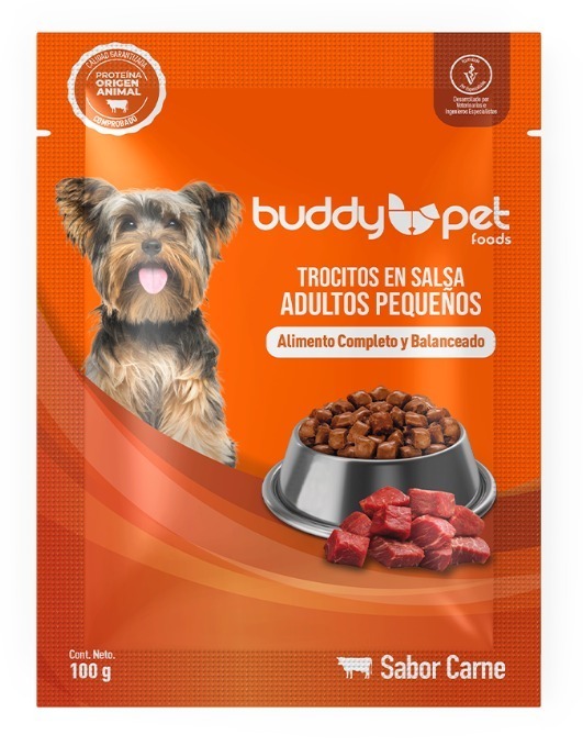 Sachet Buddy Pet Perro Adulto Raza Pequeña 100gr