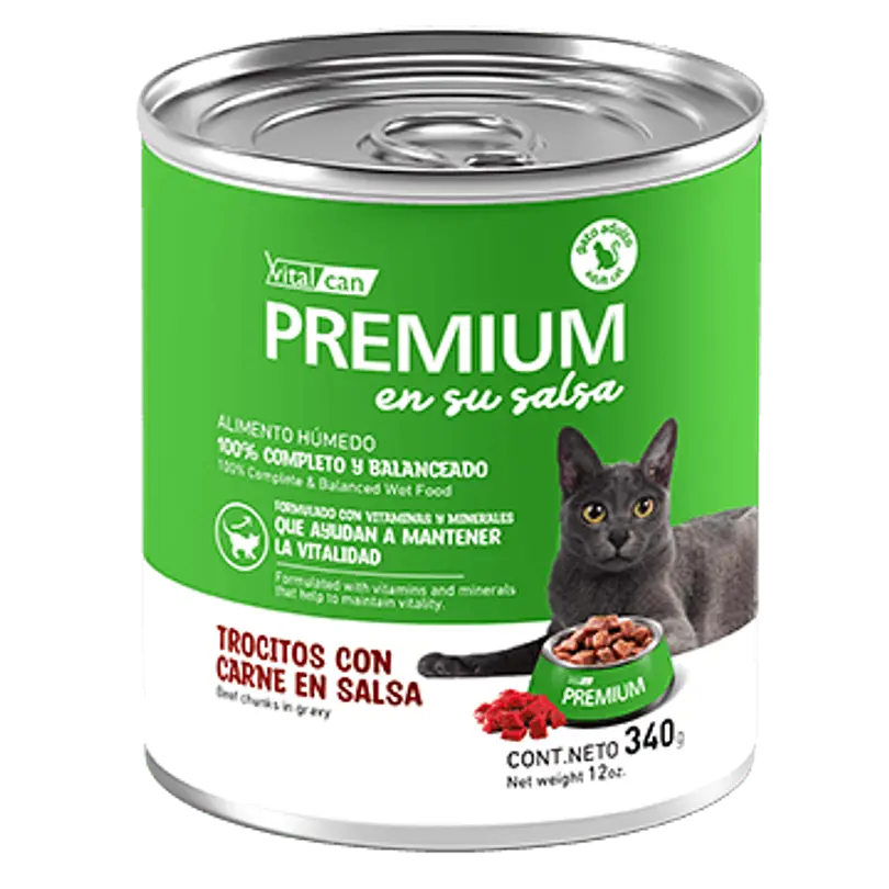 Lata Vitalcan Premium Sardina para Gato 340gr
