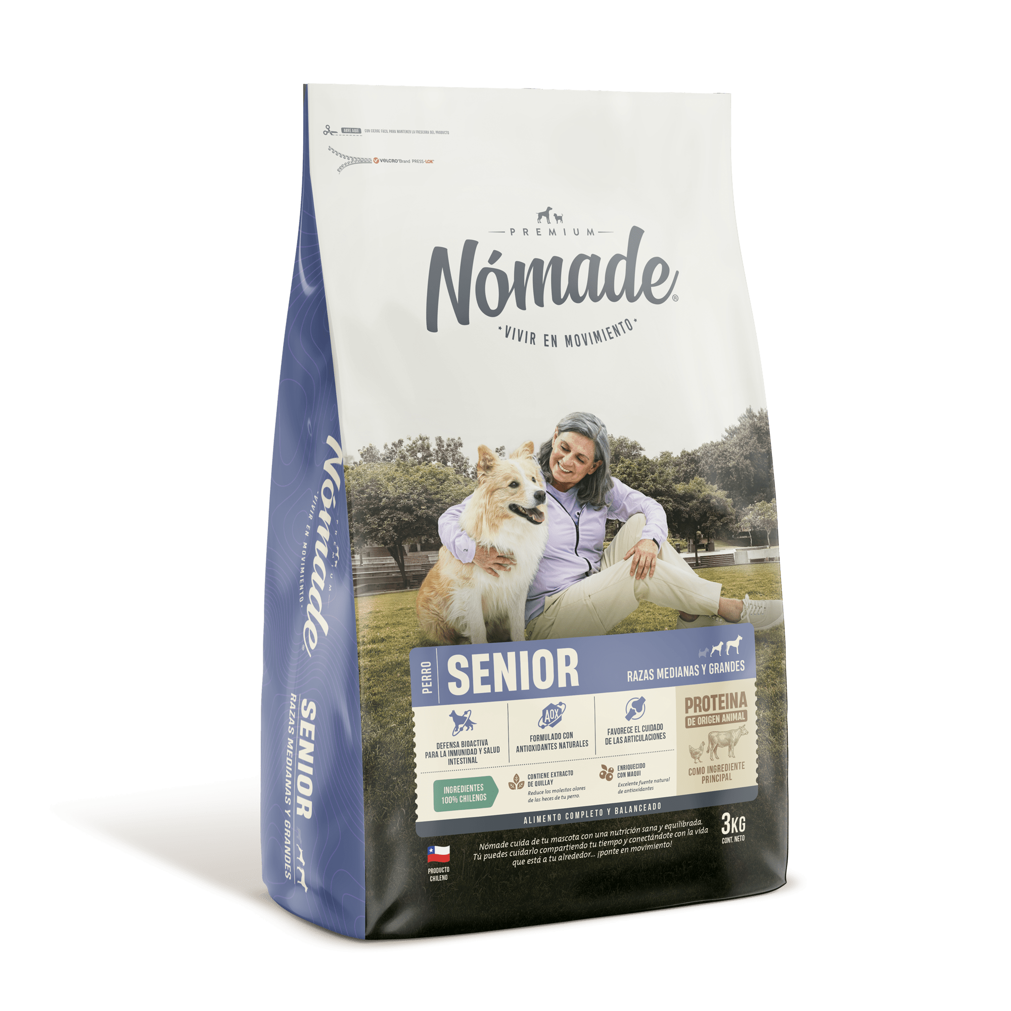 Nomade Senior Razas Medianas y Grandes 15Kg
