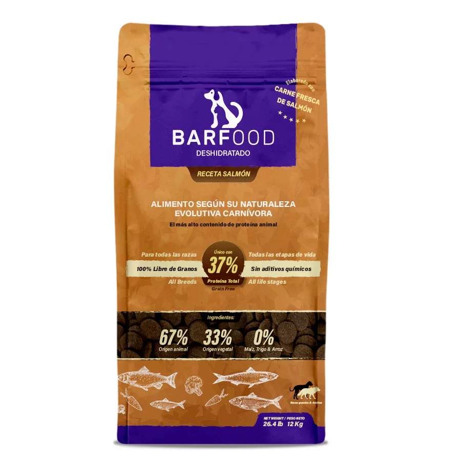 Barfood Deshidratado Salmón 12Kg
