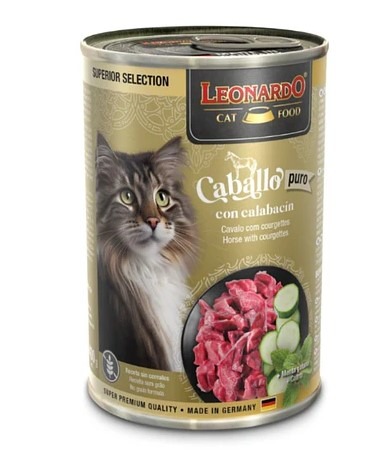 Lata Leonardo Caballo con calabacín 400GR